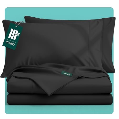 El Mejor Listado de Sabanas para Cama Matrimonial Top 10. 44 Dreamlab Juego de Sabanas de Bambú con Microfibra | Frescas, Ultrasuaves, Sedosas e Hipoalergénicas | Blancos para el Hogar para Colchones hasta 40cm Alto | Juego de Sábanas...