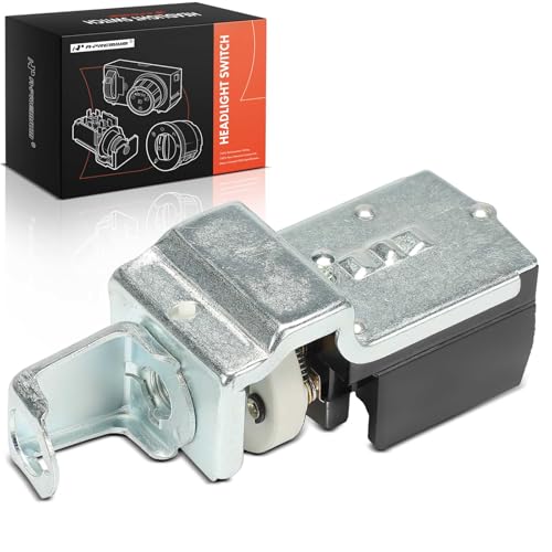 A-Premium Headlight Switch Instrument Panel Headlamp Dimmer Switch Compatible with Ford Mustang 1965-1969, Falcon 1965 1970, Falcon Sedan Delivery 1965, Station Bus 1965