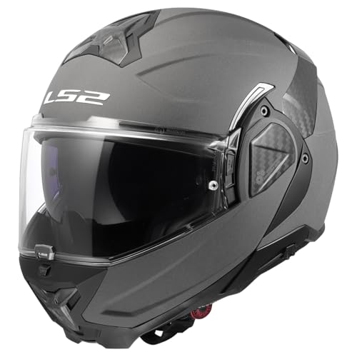 LS2 Helmets Advant II Modular Motorcycle Helmet W/SunShield