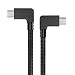 Produktbild iEago RC Micro USB zu Micro USB Datenkabel 11,41 Zoll Nylon geflochten Winkelstecker OTG Kabel für DJI Mavic Mini / Mavic PRO / Spark / Mavic Air / Mavic 2 Pro & Zoom.