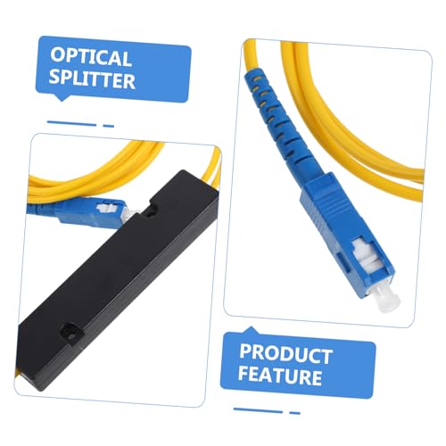 Conector de fibra para uso doméstico y proyectos con divisor óptico de 2 piezas 6