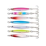 Increíble elección para los amantes de la pesca: Más afilados que otros anzuelos ordinarios,diseñados para enganchar peces de manera firme y profunda. Actúa tan vívido como la vida, atrayendo efectivamente a los peces hambrientos en agua dulce y salada y los activa para atacar.