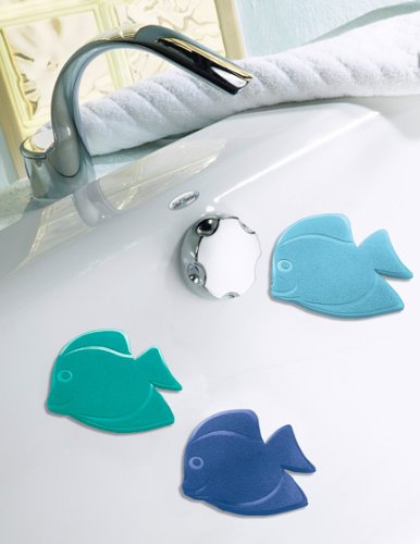 Meusch Pads Scalar Set 6pcs in navy blue/turquoise, PVC foam, 15 x 15 x 5 cm