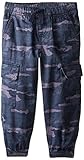 Nautica Boys' Pull On Jogger with Slanted Cargo Pockets