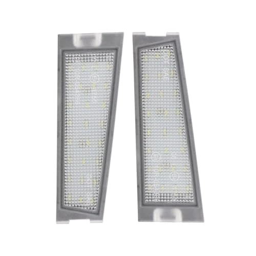 Luces LED para Placa Matrícula para Viajes Nocturnos Seguros en Cadillac CTS Sedan 2009