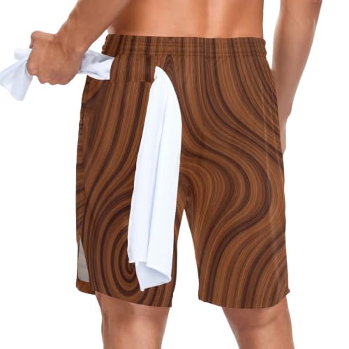 Short de sport pour homme avec poche téléphone et boucle serviette séchage rapide