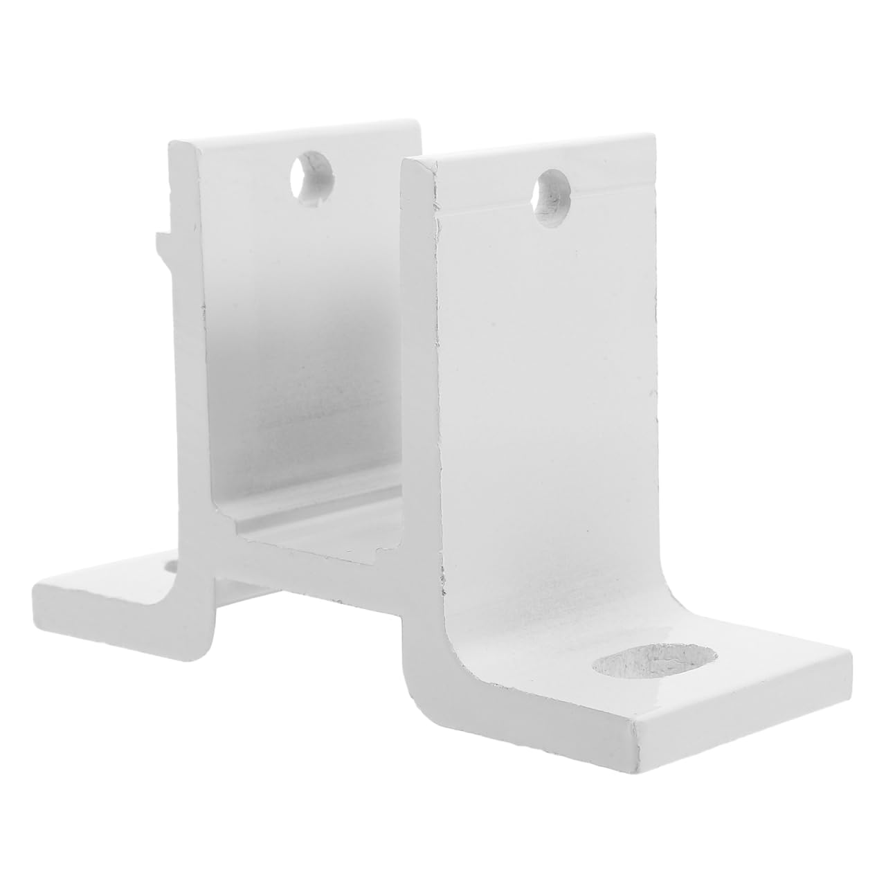 Supports d'auvent 40 mm en aluminium blanc et fixations murales de jardin