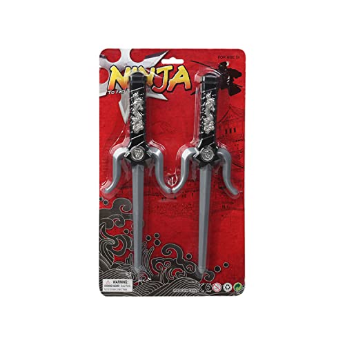 BigBuy Kids- Kit de Armas de Guerrero Ninja, Multicolor (S1131477)