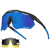 gafas ciclismo fotocromaticas baratas UN CAMPO DE VISIÓN MÁS GRANDE: la mejor protección de su clase y adaptabilidad ergonómica para un ajuste y estilo perfectos. La gran lente protectora cilíndrica de base 6 ofrece una vista panorámica sin precedentes en cualquier posición.