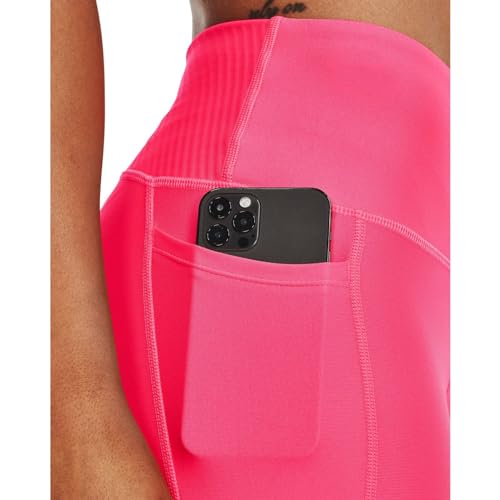 Image of Under Armour Womens HeatGear Armour High Waisted Pocketed No-Slip Leggings