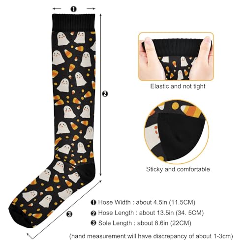 Image of Wusikd Blue Yellow Monster Trucks Compression Socks for Women and Men Circulation Long Socks for Athletic Running 1