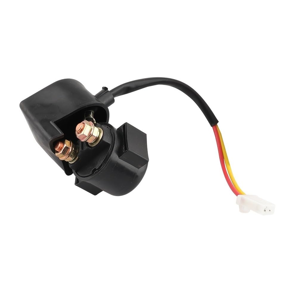 Starter Relay Solenoid Switch 2Pin Motorcycle Solenoid Starter Relay with Cover for GY6 50cc 70cc 90cc 110cc 125cc 150cc 200cc 250cc ATV Kart Scooter Moped