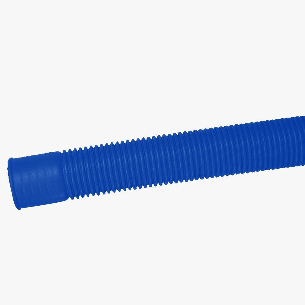 Tuyau de Piscine Flexible, Diamètre 32 Mm, Longueur 5 Mètres, Résistant aux, Tuyau d'eau pour Pompe à Eau au Chlore, Idéal pour L'entretien de la Piscine (Bleu)