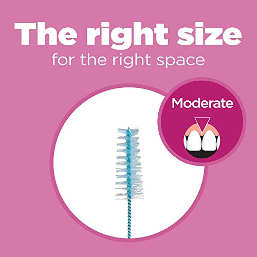 Gum - 612A Proxabrush Go-Betweens Interdental Brush Refills, Moderate, 8 Count (Pack Of 6) #TOP3