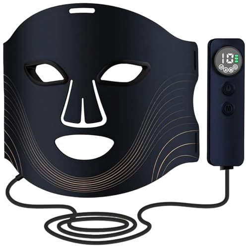 7-Color Led Facial Device, Red Light Therapy Mask, Portable Rejuvenation Tool, Home Use Beauty Skincare Machine for Face