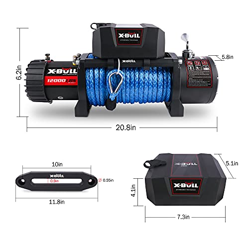 Cabrestante eléctrico sintético 12000 lbs miniatura 2