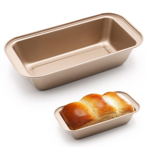 EAPMGQR 2 Stück Edelstahl Brotbackform, Klein Kastenform Kuchen Backform Rechteckig Kastenform Brot Brotbackformen Flachboden Brotbackformen EAPMGQR 2 Stück Edelstahl Brotbackform, Klein Kastenform Kuchen Backform Rechteckig Kastenform Brot Brotbackformen Flachboden Brotbackformen