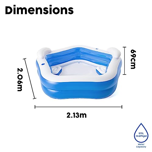 Bestway® Family Pool „Fun“ 213 x 206 x 69 cm
