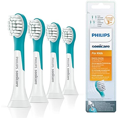 Philips Sonicare for Kids Original Compact Schallzahnbürstenköpfe - 4er-Pack (Modell HX6034/33) Cover