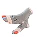 Produktbild TPulling Bunte Socken Damen Witzige Socken Weihnachten Deko Schneemann Rentier Frauen Bunte Patchwork Zehensocken fünf Finger Socken Baumwolle lustige Socken
