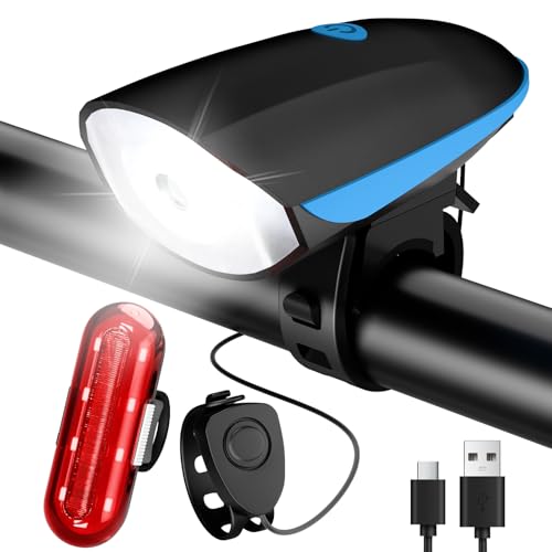 Gobikey Luci Biciclette LED, Anteriore e Posteriore USB...