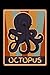 Octopus: 70er Retro Kraken Design - Liniertes leeres Tintenfisch Notizbuch. Lustiges Tintenfisch Bild, Urlaub, Strand und Meer Design. Oktopus & Kraken Geschenk für Damen, Herren & Kinder.