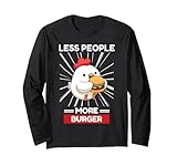 Chicken Less People More Burger Kawaii Aesthetic