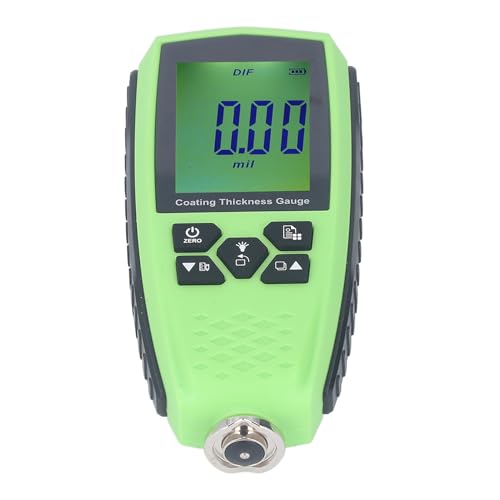 Calibrador digital RZ859 para grosor de pintura, medidor de profundidad de recubrimiento con sonda de alta precisión, cuerpo antideslizante, reconocimiento automático para uso en vehículos y hogar miniatura 6