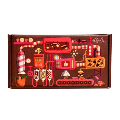 Chocolates originales para regalar I Bandeja de chocolates | Cartón 100% reciclable | Regalo para Cumpleaños, Fiestas, Sorpresas y Momentos dulces (Fútbol)
