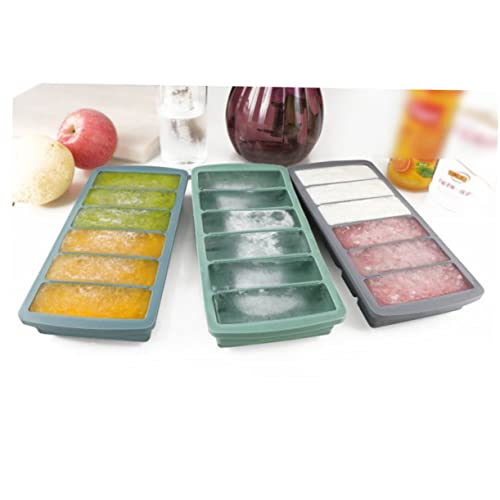 Molde para cubos de hielo y pastel de silicona con tapa miniatura 1
