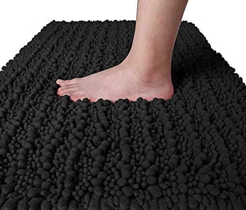 Yimobra Luxurious Chenille Bath Mat - 32" x 20" - Soft and Plush for Maximum Comfort