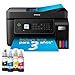 Epson EcoTank ET-4800 Impresora de Depósito de Tinta | Para hogar y pequeña oficina | Wi-Fi y Ethernet| A4 | Imprimir, Copiar, Escanear, Fax | Pantalla LCD 3,7cm | ADF | Tinta Incluida Para 3 Años
