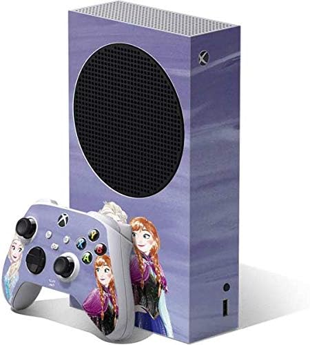 Skinit Decal Gaming Skin Compatible with Xbox Series S Bundle - Officially Licensed Disney Frozen Elsa Side Portrait Art Design