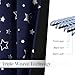 WUBODTI Boys Curtains Navy Blue 100% Blackout Star Curtains Cute Space Themed Thermal Insulated Room Darkening Blackout Short Drapes for Kids Room Nursery Boys Bedroom(W52 x L63, 2 Panels)