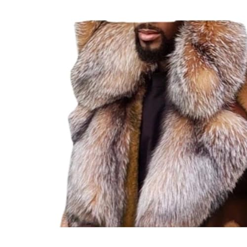 Men Shearling Fur Lined Bomber Jackets Big and Tall Faux Suede Leather Coats Outwear Vintage Winter Mens Jacket2