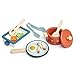 Tender Leaf Toys - Pots and Pans - 13 Pcs Wooden Pretend Cooking Playset, Play Kitchen Cookware Accessories Set for Kids - Age 3+