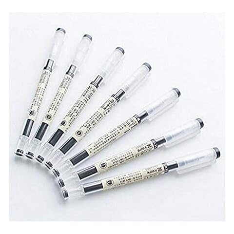 Gel Ink Pen Liquid Ink Rollerball Pens Quick-Drying Extra-Fine Ballpoint Pens Premium Japanese Style 0.35mm point Rolling Ball Maker Pens for Office School Stationery Supply 12 Pcs/Set Black Cover