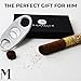 Mantello Cigar Cutter 2 Pack – Stainless Steel Double Blade Guillotine, Premium Cigar Accessories for Men, Perfect for Cigars, Smoking Accessories, and Cigar Cutters.