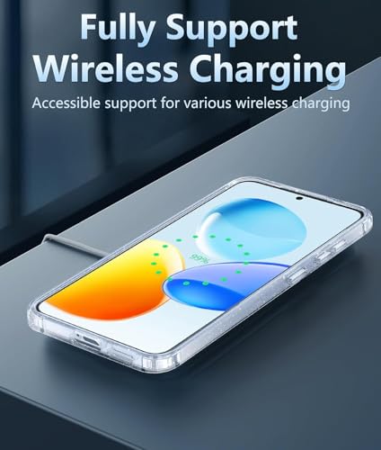 Image of REALCASE Silicone Samsung S25 Plus 5G Back Cover Case, Scratch Resistant Protective Crystal Clear Transparent Shock Proof Bumper Back Cover Case for Samsung Galaxy S25 Plus 5G