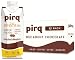 Pirq, Vegan Plant Based Protein Shake, Low Calorie, Low Carb, Superfood, Almonds, Turmeric Curcumin, Maca, Gluten Free, Dairy Free, Soy Free, Kosher, Non-GMO, Keto (Decadent Chocolate, 12 Pack)