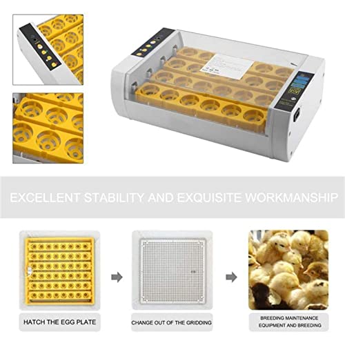 24 Egg Incubator Automatic Turn Hatcher, Home Farm Incubator Brutmaschine mit Temperaturregelung, Digitaler… – Bild 4