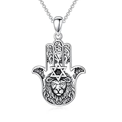 Hamsa Lion Necklace