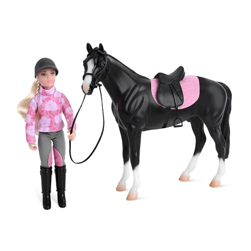 Cheval anglais et sa cavalière Breyer #61156, cadeau d'anniversaire pour enfant