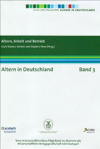 Preisvergleich Produktbild Altern in Deutschland Band 3. Altern, Arbeit und Betrieb