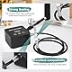 Airbrush Set, Airbrush Set mit 0.2/0.3/0.5mm Nozzles und Tragbarem Kompressor LCD Screen, Air Brush Pistole set Dual Action Multi Funktion für Kuchendekoration, Kunsthandwerk, Makeup, Malerei