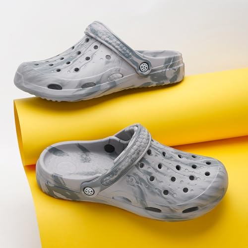 Image of Gaatpot Mens Womens Garden Clogs Shoes with Arch Support Unisex Gardening Slip on Sandals Beach Slippers Shoes Clog