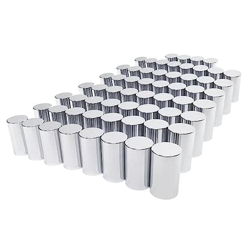 Grandroad auto 60 Pack Lug Nut Covers, 33mm by 3-1/2"