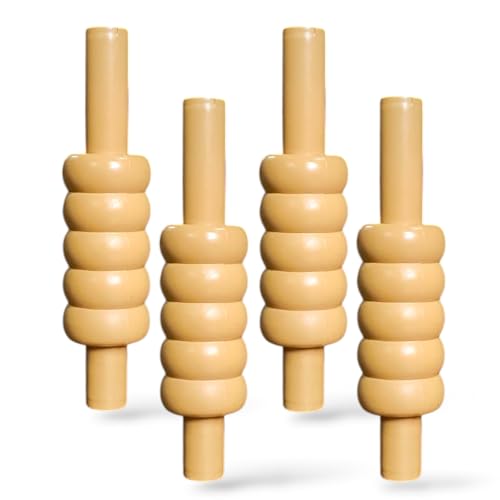 SPORTSYUVA Cricket Heavy Duty PVC Bails for Cricket Stump Set of 4