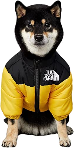 Hunde-Wintermantel, stilvolle Hundejacke, wasserdicht, für kleine, mittelgroße Hunde, Katzen, dicker Hundemantel, Windbreaker, Welpen, Winterkleidung für kaltes Wetter, Schneetag Cover