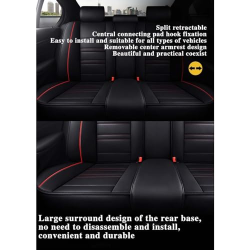 Couvre-coussin de siège voiture cuir PU de qualité supérieure pour VW